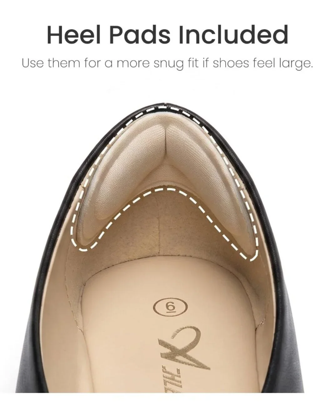 Athlefit Women's Black Closed Round Toe Comfort Flats Slip On Casual Shoes